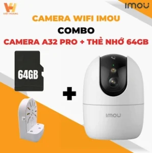 Combo camera imou A32 pro + thẻ 64G lưu 7 ngày
